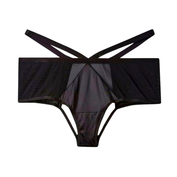 ❤️NWT VINTAGE TORRID PANTY - OPEN BUM - LINGERIE STRAPPY SATIN TANGA 4X - Picture 5 of 8